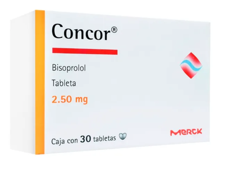 CONCOR BISOPROLOL 2.5MG GRA CAJ C/30