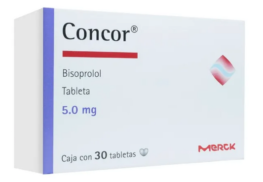 CONCOR BISOPROLOL 5.0MG GRA CAJ C/30