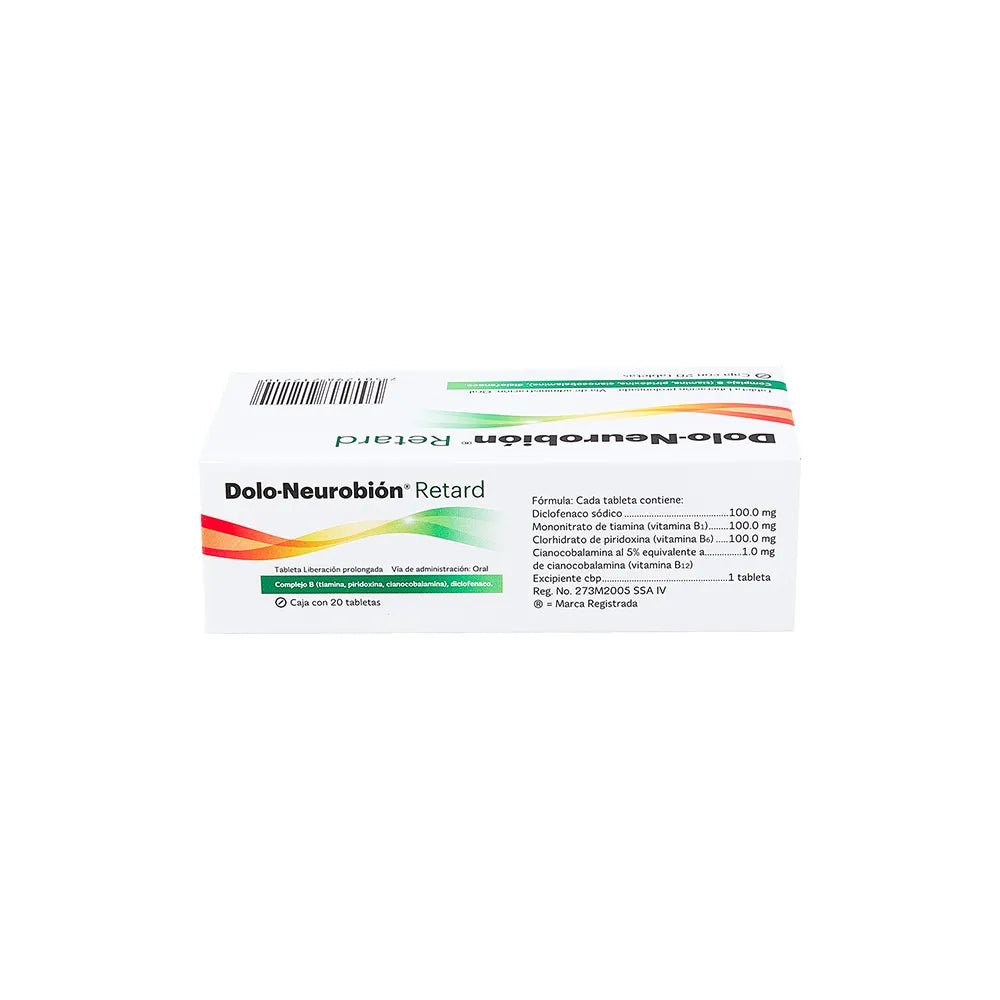 DOLO NEUROBION  RETARD CAJ/20 TAB