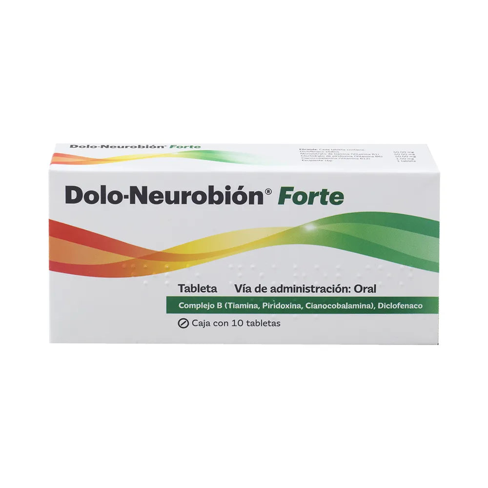 DOLO NEUROBION FORTE COMPLEJO B/ DICLOFENACO  C/10 TABLETAS