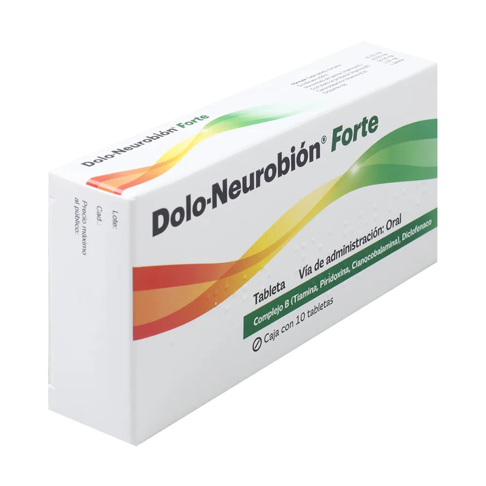 DOLO NEUROBION FORTE COMPLEJO B/ DICLOFENACO  C/10 TABLETAS