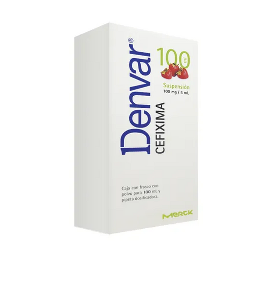 DENVAR CEFIXIMA 100MG SUS FCO C/100ML