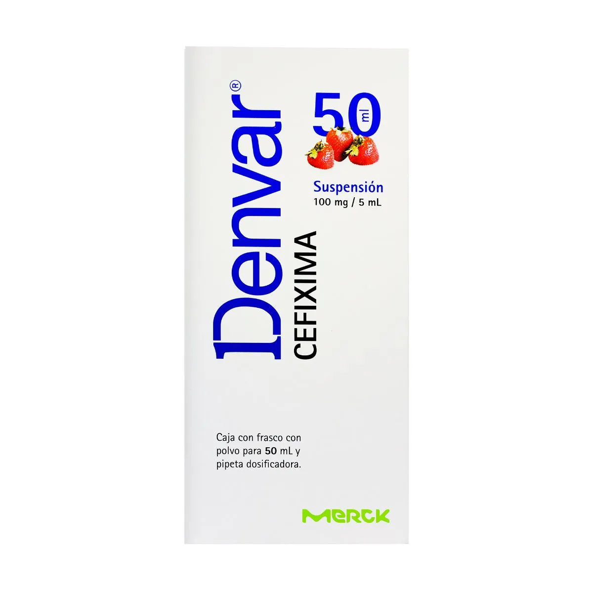 DENVAR SUSP. CEFIXIMA 100 MG./5 ML. C/50 ML.