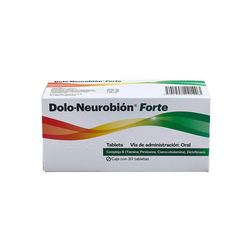 DOLO NEUROBION FORTE COMPLEJO B/ DICLOFENACO C/30 TABLETAS