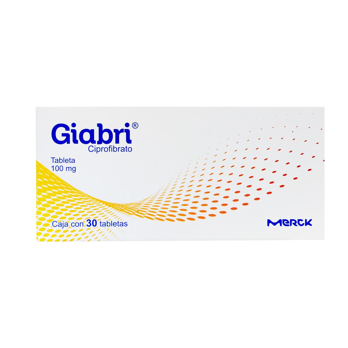 GIABRI CIPROFIBRATO  100 MG CAJ/30 TAB