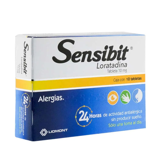 SENSIBIT LORATADINA 10 MG CAJ/10 TAB