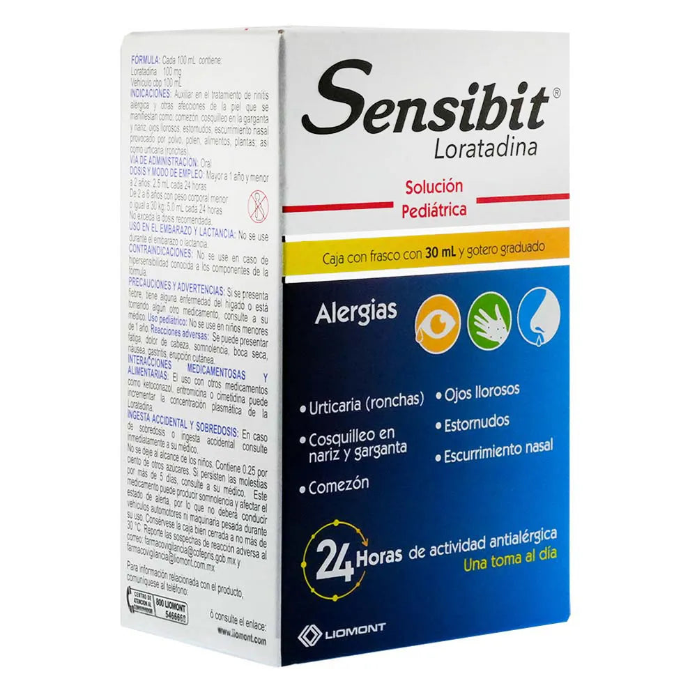 SENSIBIT LORATADINA 1MG/1ML CAJ/30 ML