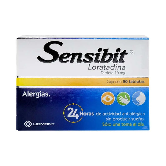 SENSIBIT LORATADINA 10 MG CAJ/20 TAB