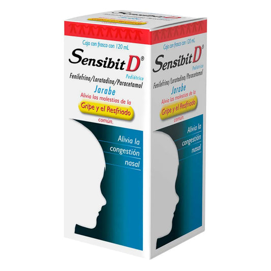 SENSIBIT D LORATADINA/PARACETAMOL 16.66MG/3200 MG/ 100 ML CAJ/60 ML