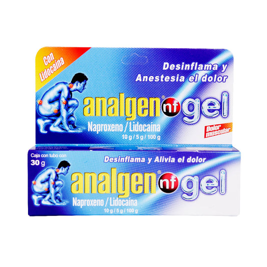 ANALGEN NF GEL CAJA CAJA C/TUBO C/30 G.