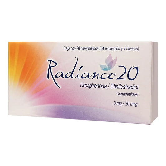 RADIANCE Drospirenona / Etinilestradiol 3 MG/ 20 MCG CAJ/28 TAB