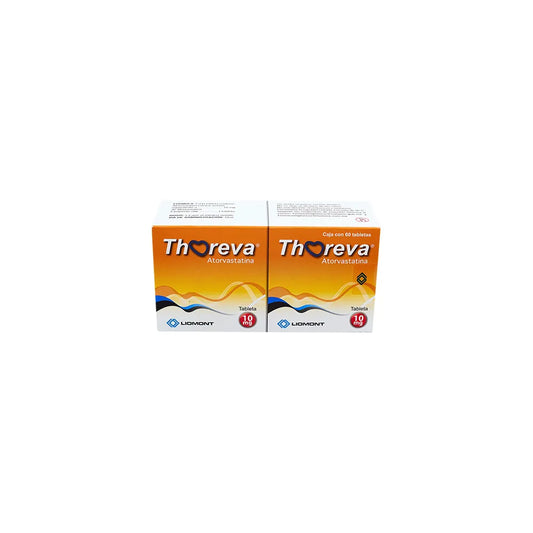 THOREVA ATORVASTATINA 10 MG CAJ/60 TAB