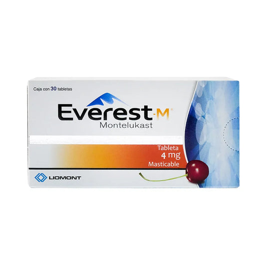 EVEREST MONTELUKAST 4 MG CAJ/10 TAB (Copia)