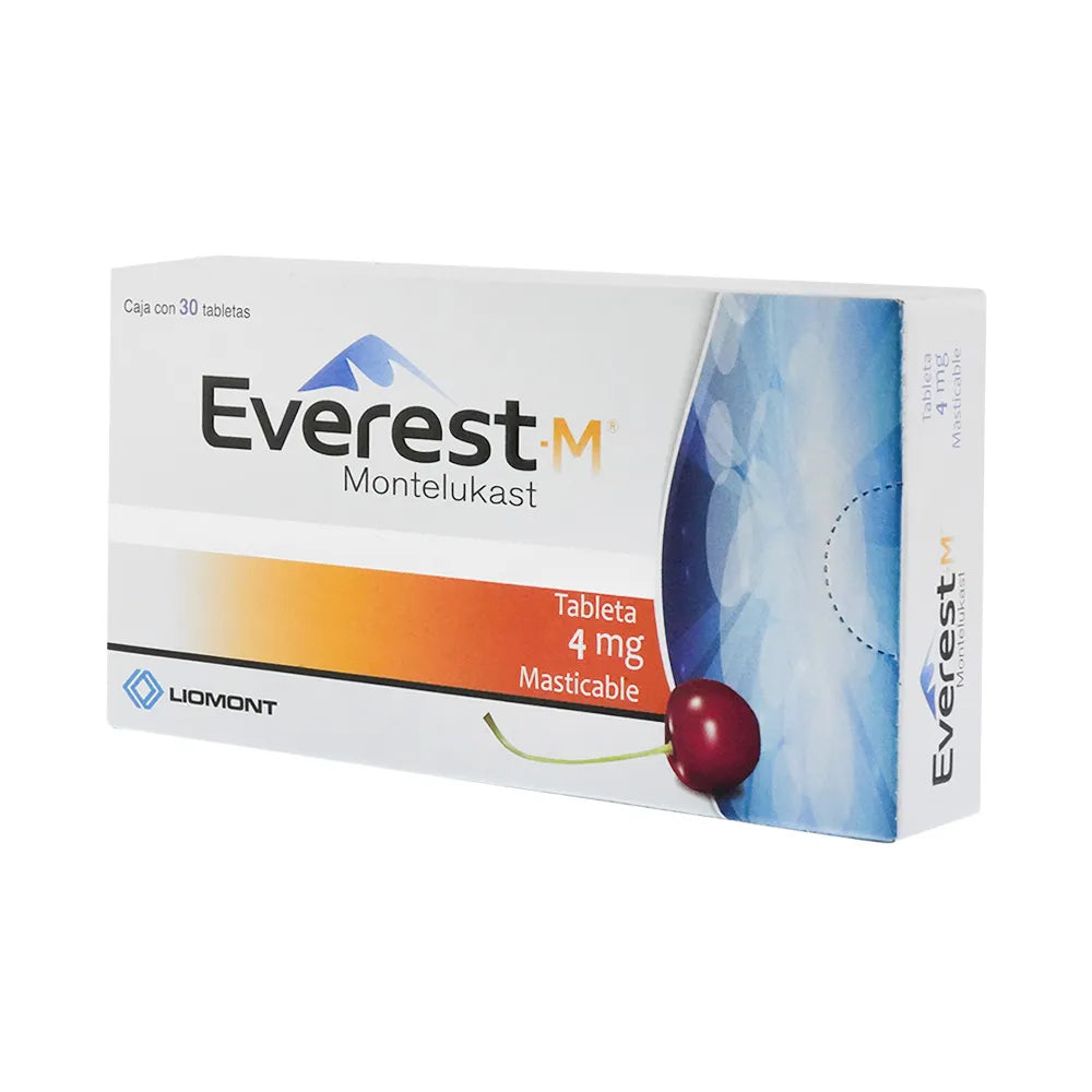 EVEREST MONTELUKAST 4 MG CAJ/10 TAB (Copia)
