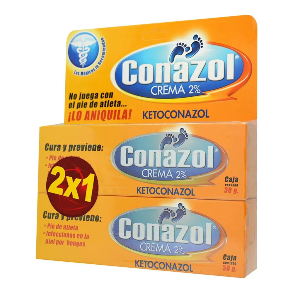 CONAZOL CMA. 2X1  KETOCONAZOL  CAJA C/TUBO C/30 G.
