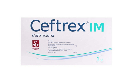 CEFTREX IM CEFTRIAXONA 1 G FAM CAJ C/1
