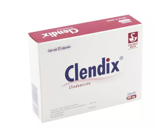 CLENDIX CLINDAMICINA 300 MG CAP CAJ/21