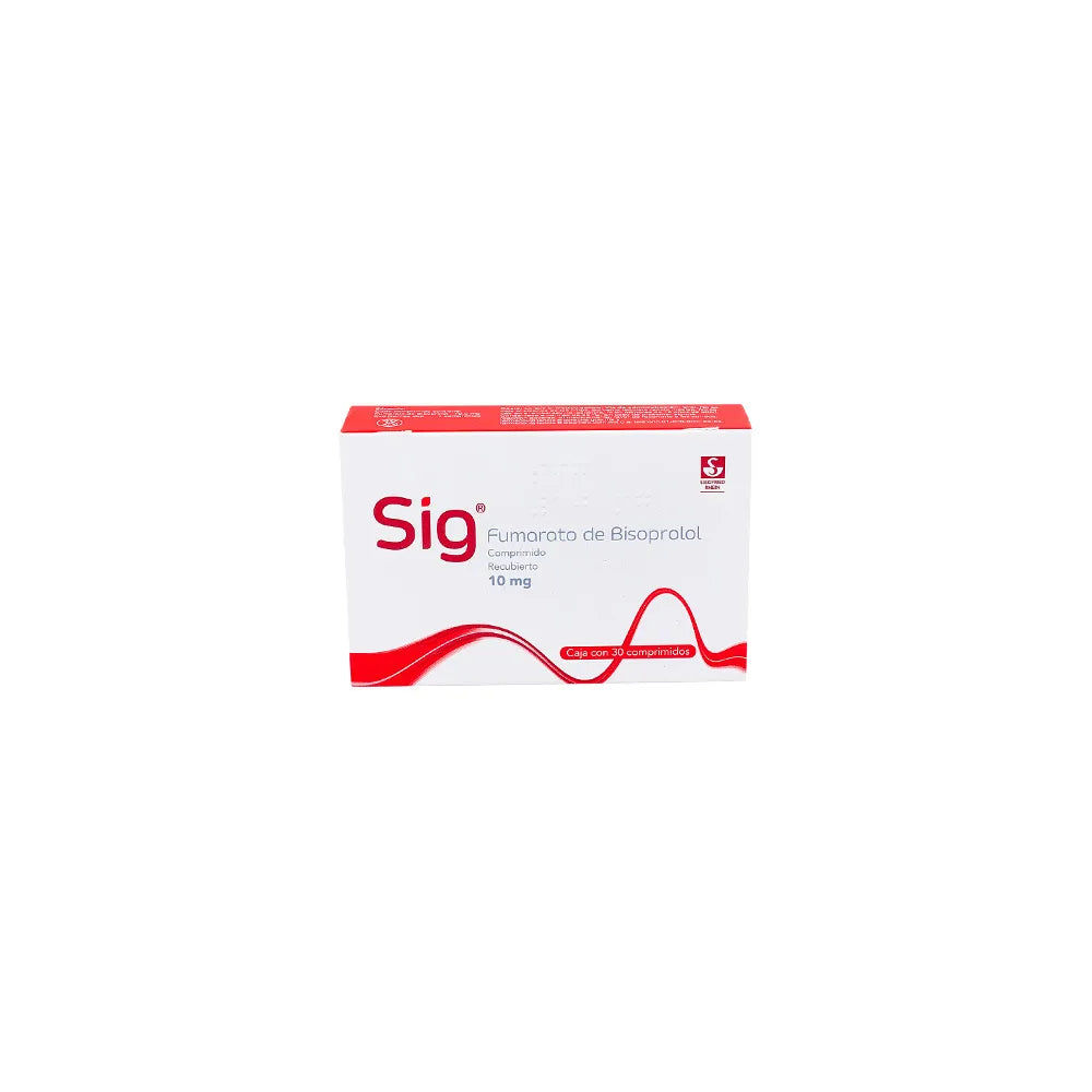SIG BISOPROLOL 10 MG TAB C/30 TAB