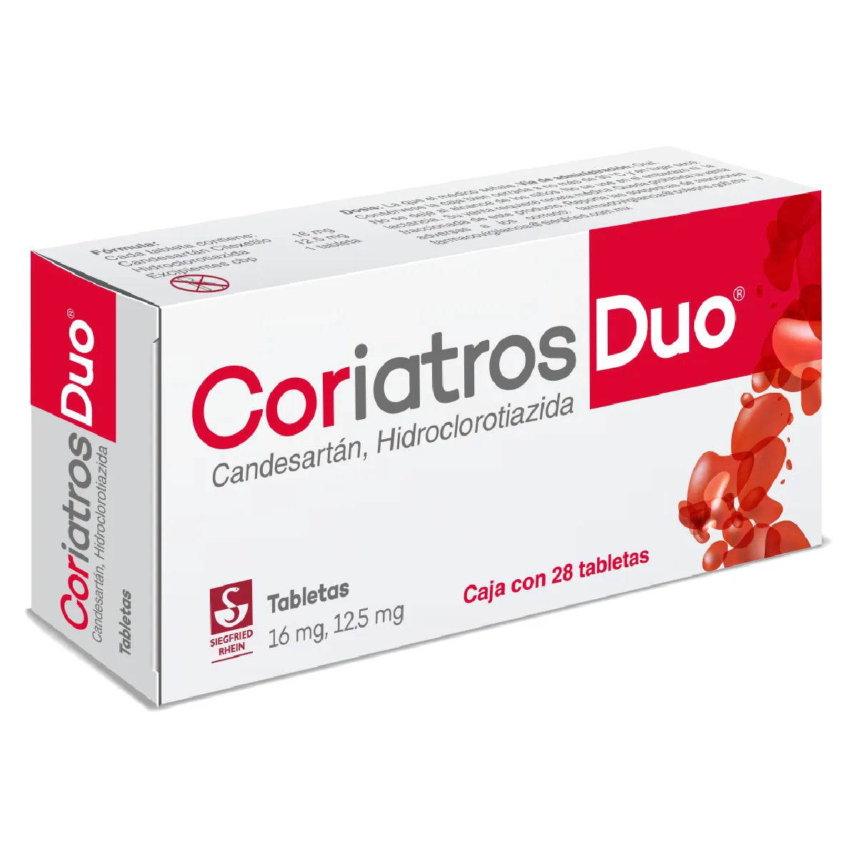 CORIATROS DUO CANDESARTAN/HIDROCLOROTIAZIDA  16/12.5MG - TAB - 28