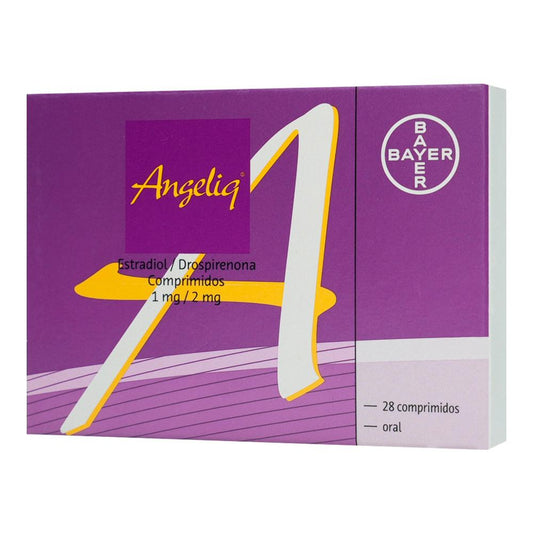 ANGELIQ  ESTRADIOL/DROSPIRENONA 1 MG/2 MG C/28 CPR