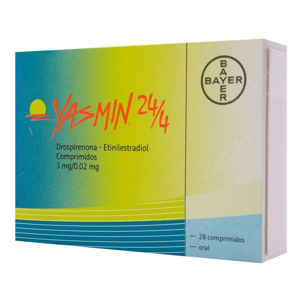 YAZMIN DROSPIRENONA/ ETILESTRADIOL 3 MG/ 0.03 MG CAJ/21 COMP