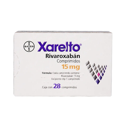 XARELTO RIVAROXABAN 15 MG TAB CAJ/28