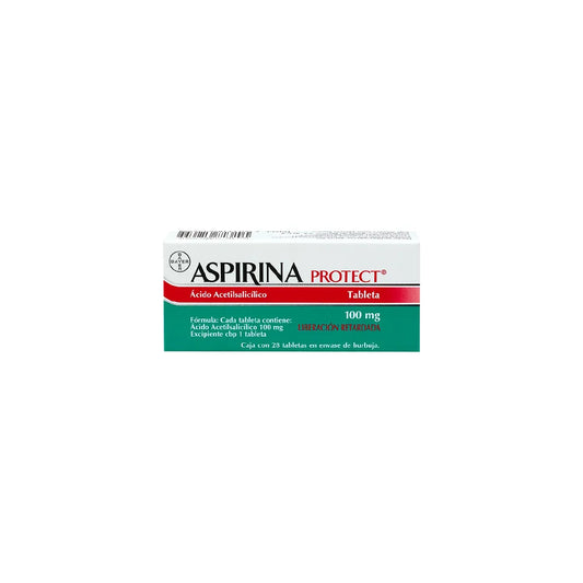 ASPIRINA PROTECT 100 MG CAJ/28 TAB