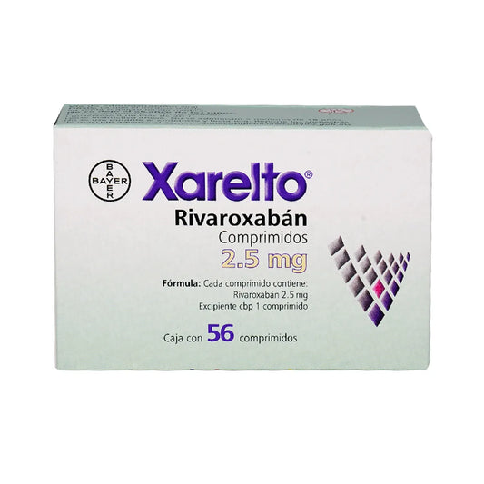 XARELTO RIVAROXABAN 2.5 MG TAB CAJ/56