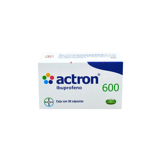 ACTRON IBUPROFENO  600 MG C/30 CAP