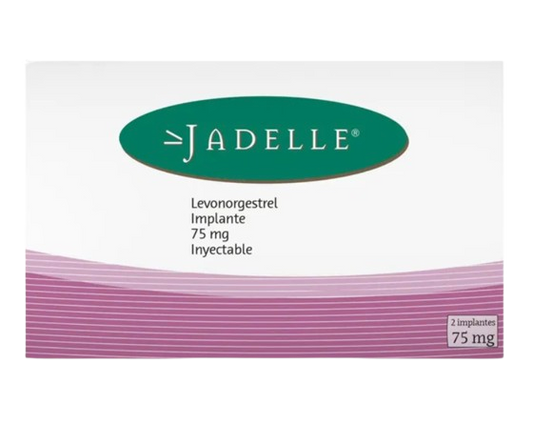JADELLE LEVONORGESTREL 75 MG CAJ C/ 2 IMPL+TROCAR