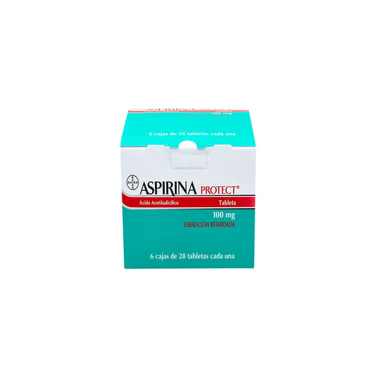 ASPIRINA PROTECT 100 MG CAJ/ 6 CAJ 28TAB