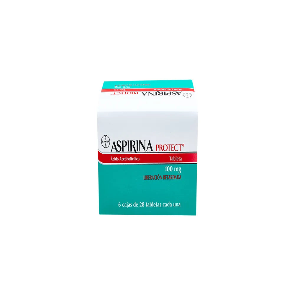ASPIRINA PROTECT 100 MG CAJ/ 6 CAJ 28TAB