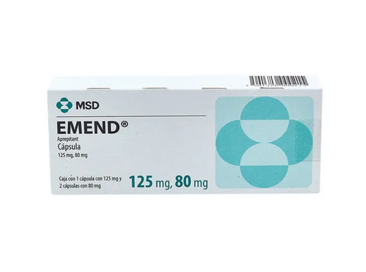 EMEND APREPITANT 125 MG/80 MG TAB CAJ/3