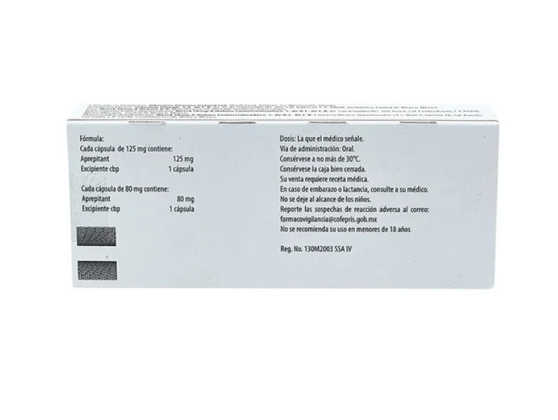 EMEND APREPITANT 125 MG/80 MG TAB CAJ/3