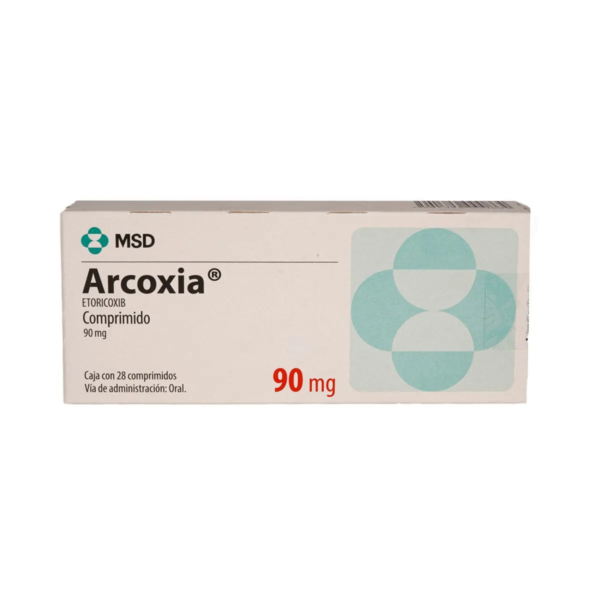 ARCOXIA ETORICOXIB 90 MG CAJ/28 TAB