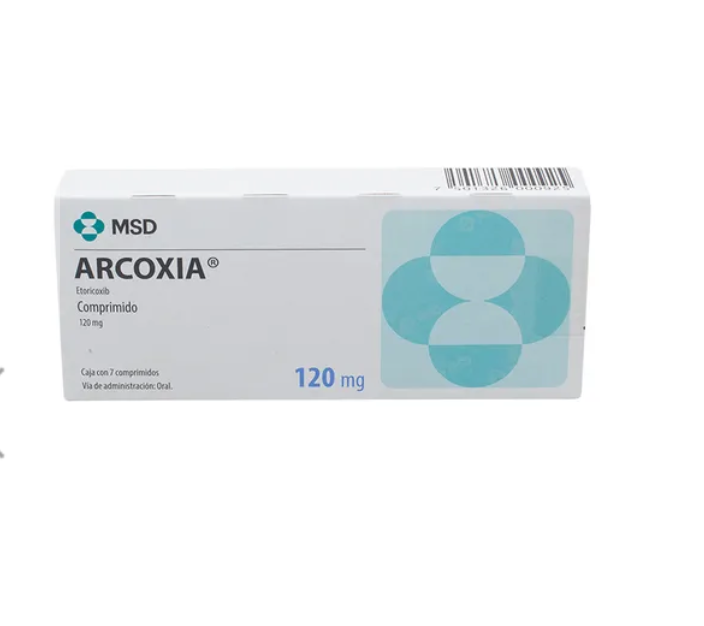 ARCOXIA ETORICOXIB 120MG COM CAJ C/7