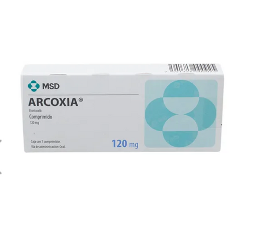 ARCOXIA ETORICOXIB 120MG COM CAJ C/7