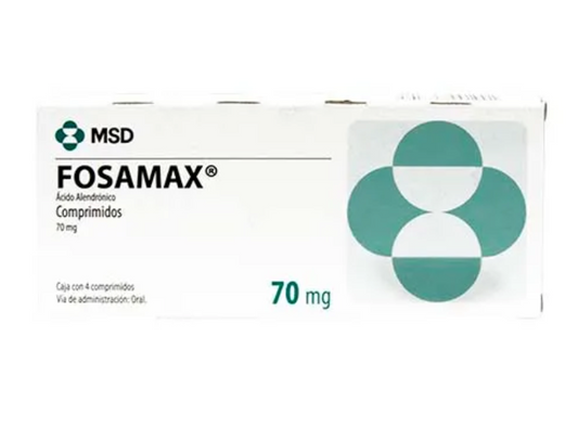 FOSAMAX ACIDO ALENDRONICO 70MG COM CAJ C/4