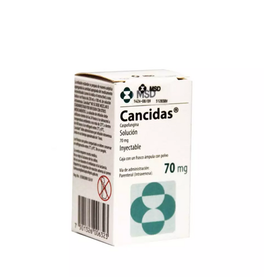 CANCIDAS CASPOFUNGINA 70MG FAM CAJ C/1