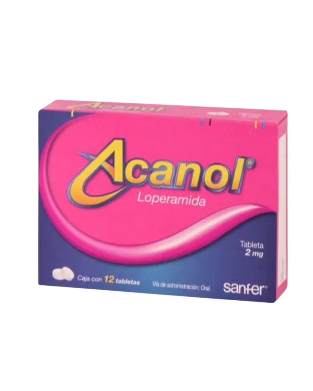 ACANOL LOPERAMIDA 2 MG CAJ/12 TAB