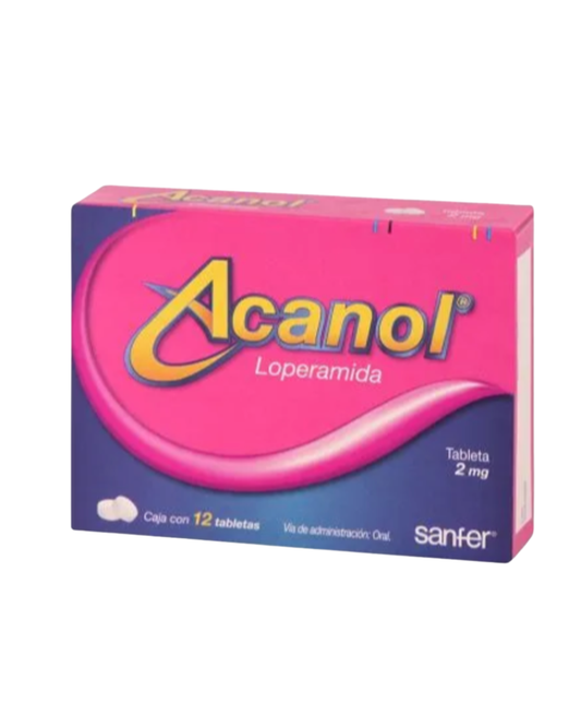 ACANOL LOPERAMIDA 2 MG CAJ/12 TAB