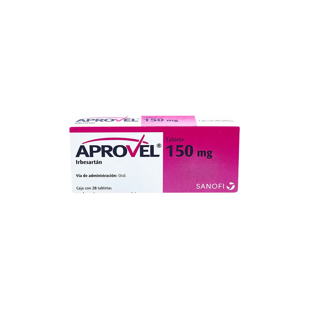 APROVEL IRBESARTAN 150 MG CAJ/28 TAB