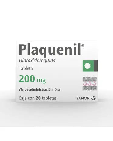 PLAQUENIL HIDROXICLOROQUINA 200 MG C/20 TABS