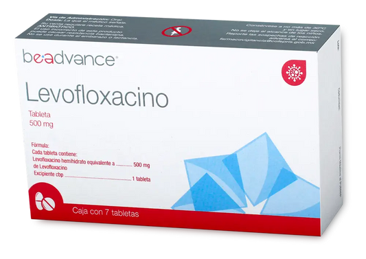 LEVOFLOXACINO BEADVANCED 500 MG CAJ/7 TAB
