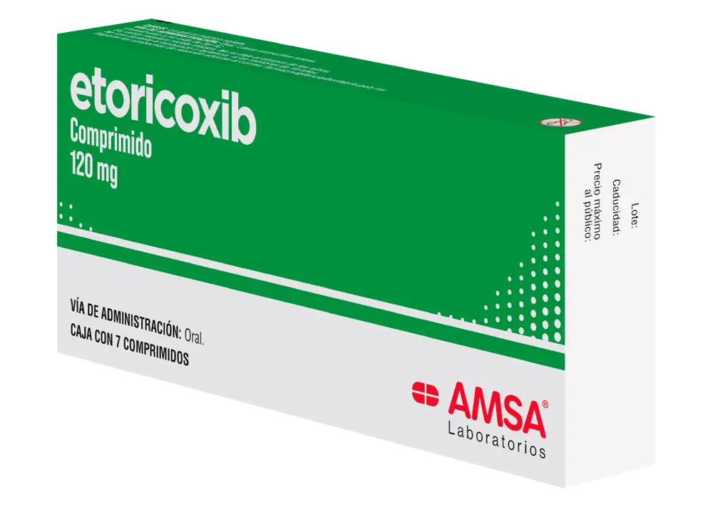 ETORICOXIB  120 MG AMSA CAJ/ 7 COMP