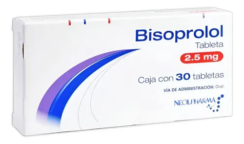 BISOPROLOL 2.5 MG CAJ/ 30 TAB