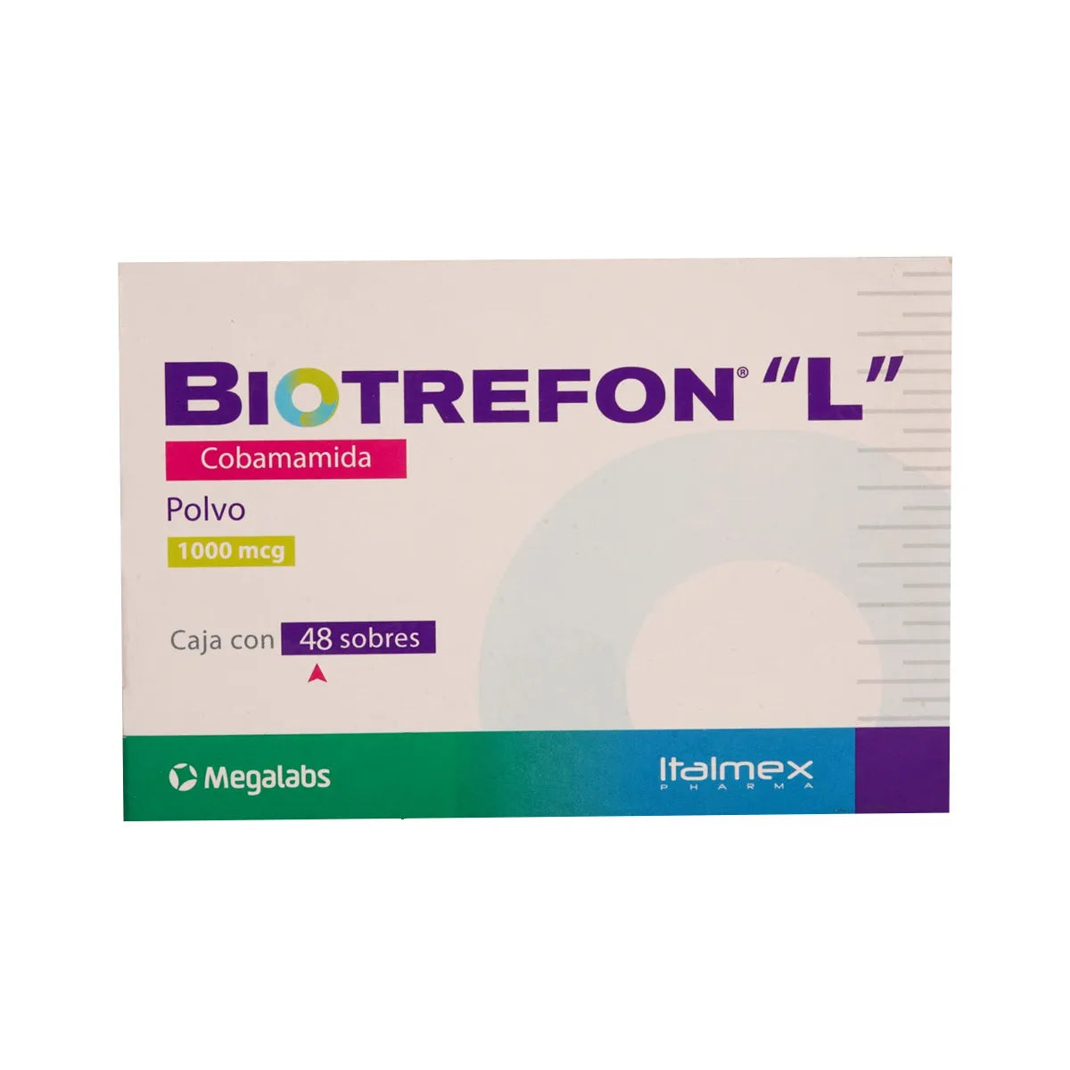 BIOTREFON L COBADAMIDA 1000 MCG  POLVO C/48 SOBRES