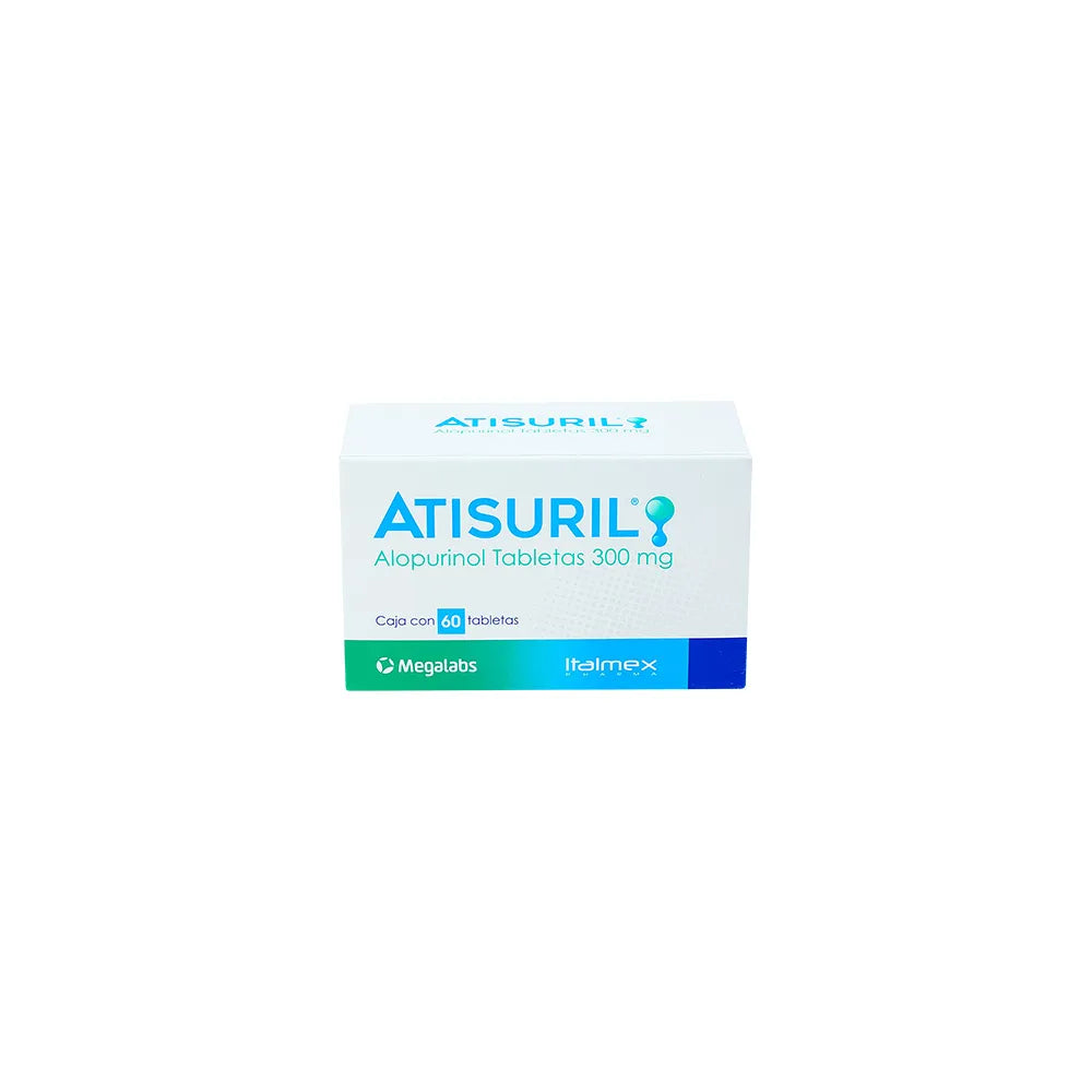 ATISUTIL ALOPURINOL 300 MG CAJ/60 TAB
