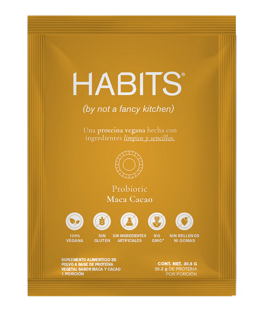 PROBIOTIC MACA CACAO  SACHETS PROTEINA 20.3 GRS DE PROTEINA POR PORCION 1 CAJ/ 16 SOB