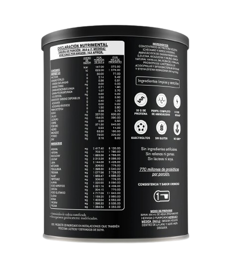 HABITS HP VAINILLA 578 GRS  LATA CON 16 PORCIONES